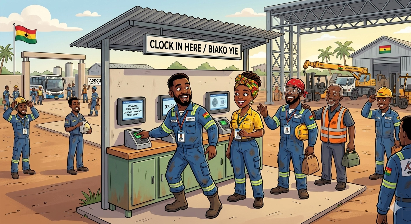 Time and Attendance Software for Blue-Collar Workforces in Ghana