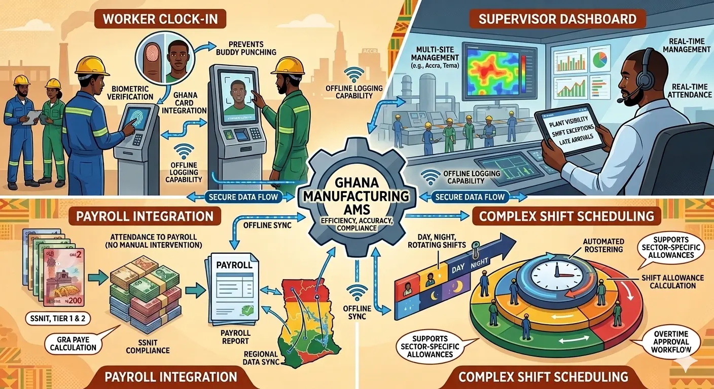 Attendance Management System for Manufacturers in Ghana